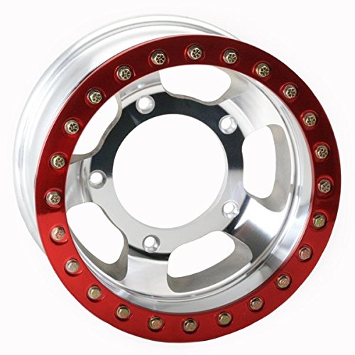 Empi 15" X 7" Vw Bug 5 Lug Race-Trim Off Road Bead-Lock Wheel / Red Ring