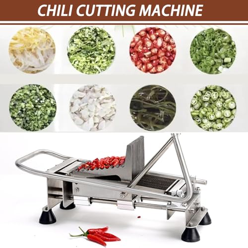 Cortador de verduras - Cortador de alimentos de acero inoxidable para cortar frutas y verduras de manera eficiente para uso doméstico y comercial