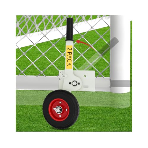 USCaster Goal Mover Heavy-Duty Lift Mover Tool Set 1300LBS Capacity Soccer Goal Dolly Lever Mechanisms Available with High Lift Wheels Chicken Coop Mover Replacement Soccer Goal (2 Pack)