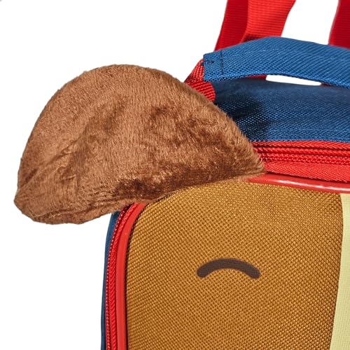 Lancheira Térmica Infantil Pet Cachorro Mochilinha Escolar (Caramelo)