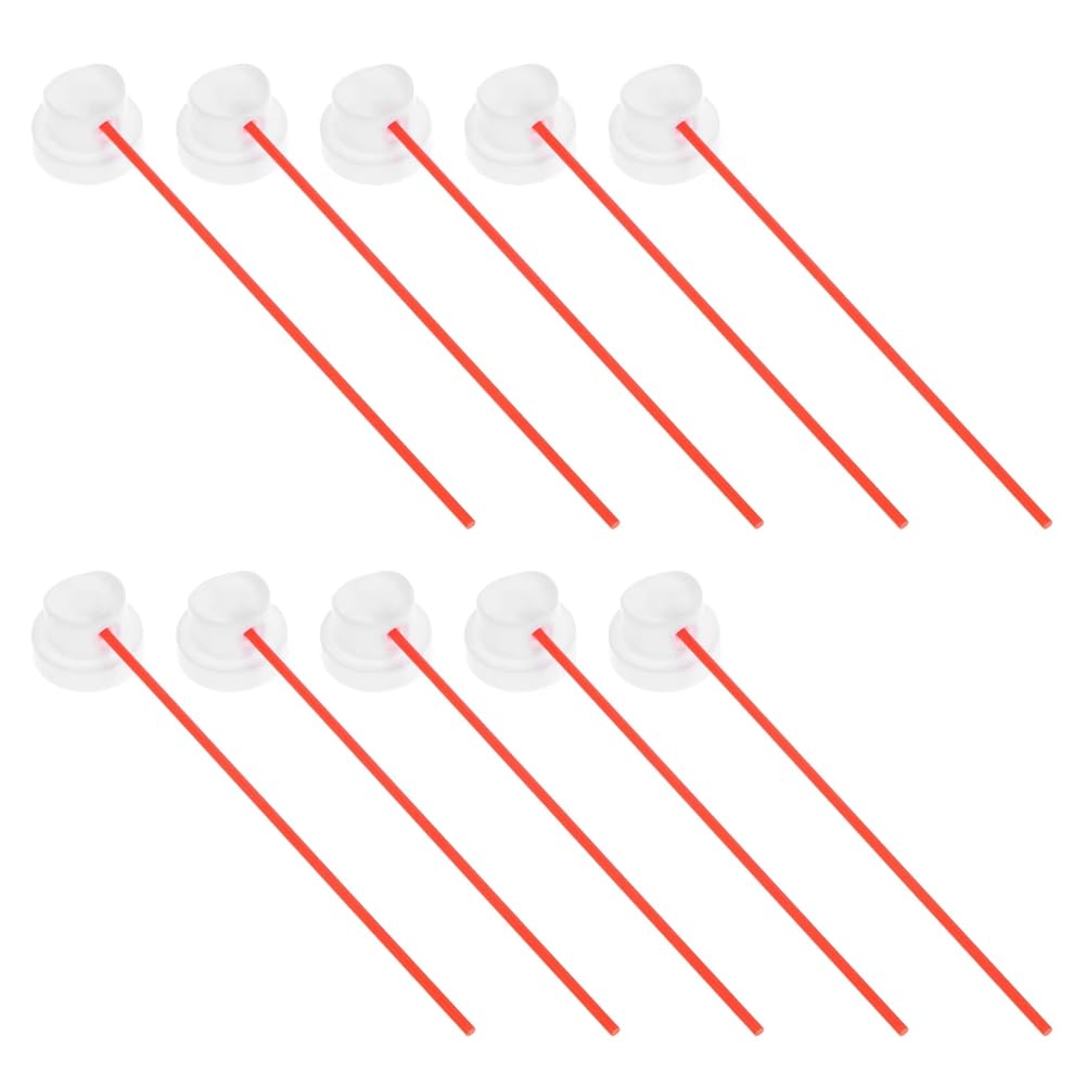 Uhidka Women's Red 50Pcs -Paint Nozzles-Paint Caps Fit Cans-Needle Cap- Can Nozzle-Paint Tips Thin Tube