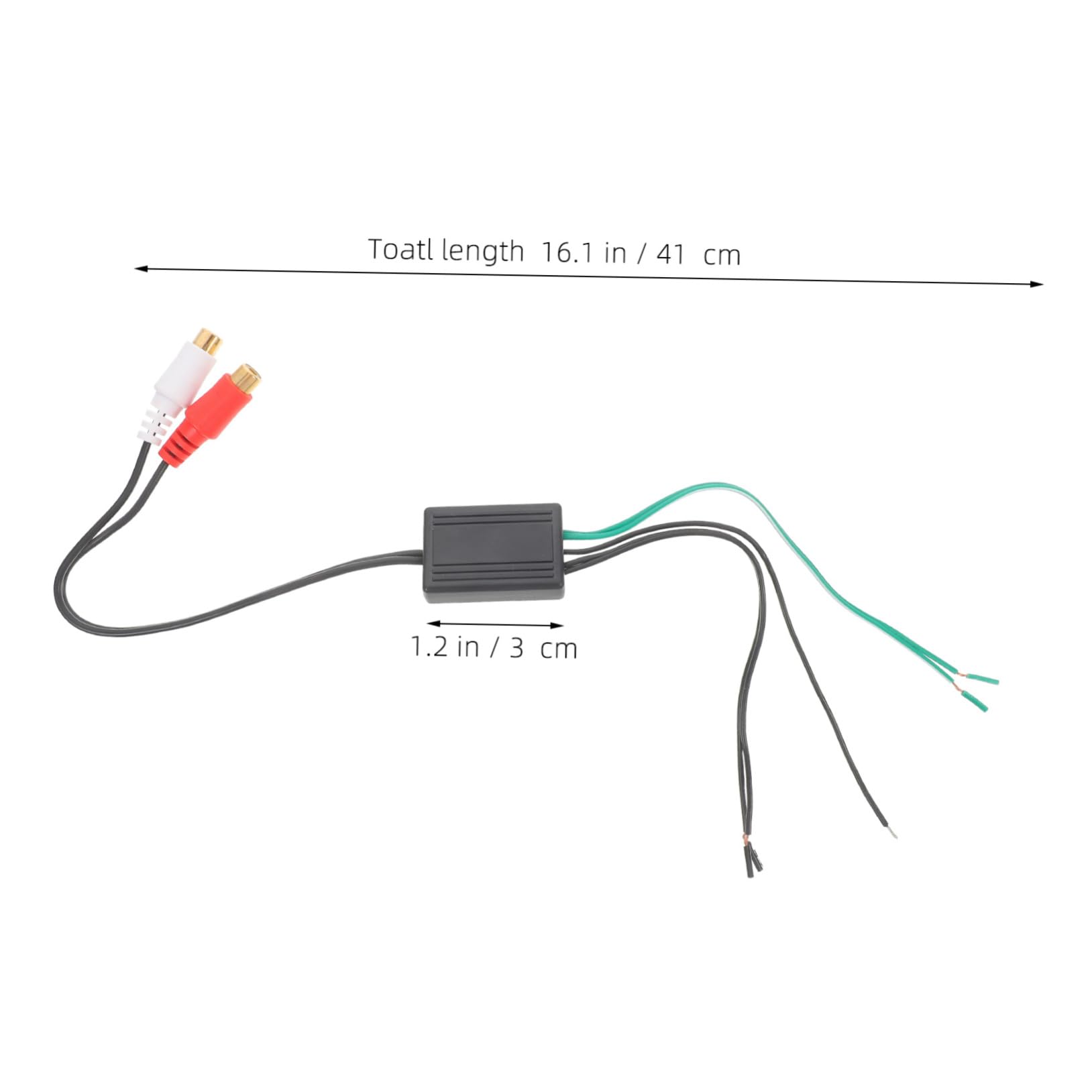 PartyKindom 4piezas Cable De Audio para Vehículo Conector De Altavoz Cable Estéreo Accesorio De Audio Automotriz para Reemplazo De Sistema De Sonido