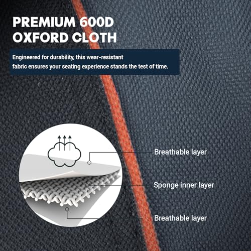 Overmont CC-600D Oversized Folding Camping Chair 2Pack - 450Lbs Support With Padded Cushion Cooler Pockets - Heavy Duty Collapsible Chairs thumb #7