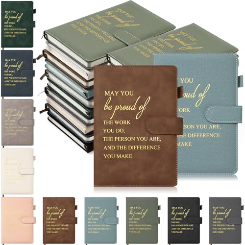 20 Pcs Customer Service Appreciation Notebook Gifts, 10 Color, Proud