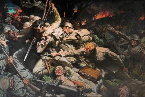 La division galloise à Mametz Wood affiche art poster déco maison 60x90cm