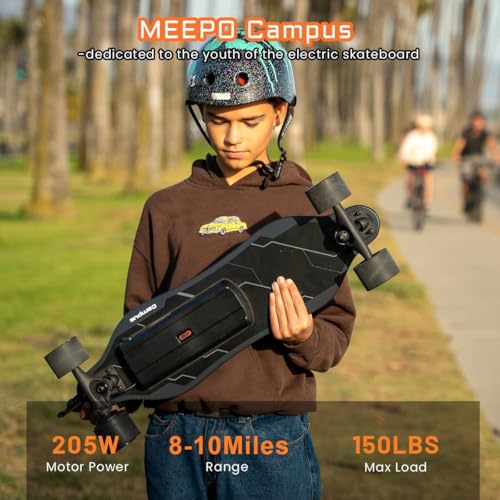 MEEPO Campus V3 Series/Envy Electric Skateboard with Remote, Top Speed Up to 29 Mph, 4 Speed Smooth Braking, Easy Carry Handle Design, Suitable for Adults & Teens - image 3