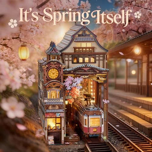 FUNPOLA Sakura Train Infinity Book Nook Kit thumbnail 2