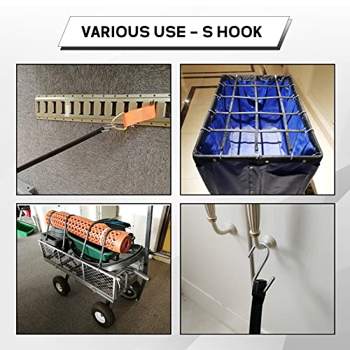 Roblock RUBBER STRIP 21" 21 Inch Rubber Tarp Straps With 150% Max Stretch, 100% Epdm Bungee Cords thumb #5