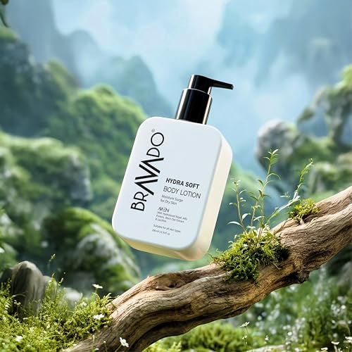 Image of BRAVADO Hydra Soft Body Lotion with SPF for Men & Women | Moisturizing Body Lotion for Dry Skin Repair, Sun Protection & Smooth Skin | Non Greasy Daily Lotion | 200ml
