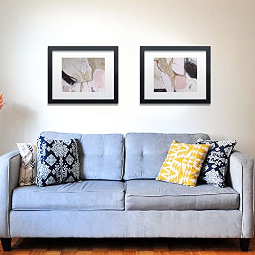 Vck 12X16 Inch Picture Frames, Set Of 5 Wooden Picture Frames, Wall Display Decoration For Photos, Paintings, Landscapes, Posters, Drawings, Artwork (Black) #TOP6