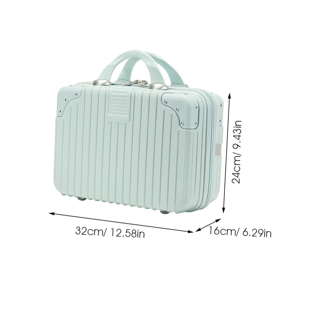 VILLCASE Makeup Suitcase Box Organizer Large Makeup Storage Case Travel Organizer Box