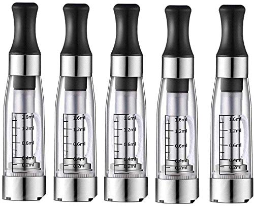 420Vapes Lot de 5 atomiseurs pour cigarette Electronique Compatible eGo T/C/W - Sans nicotine ni tabac