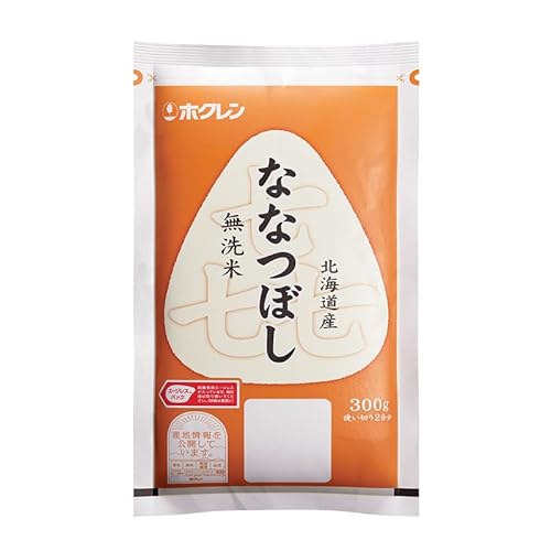 北海道産 喜 ななつぼし 無洗米 300g 米 特A 獲得 白米 ごはん 道産米 ブランド米 300グラム お米 ご飯 米 JAふらの ホクレン ホクレン米 北海道 富良野市
