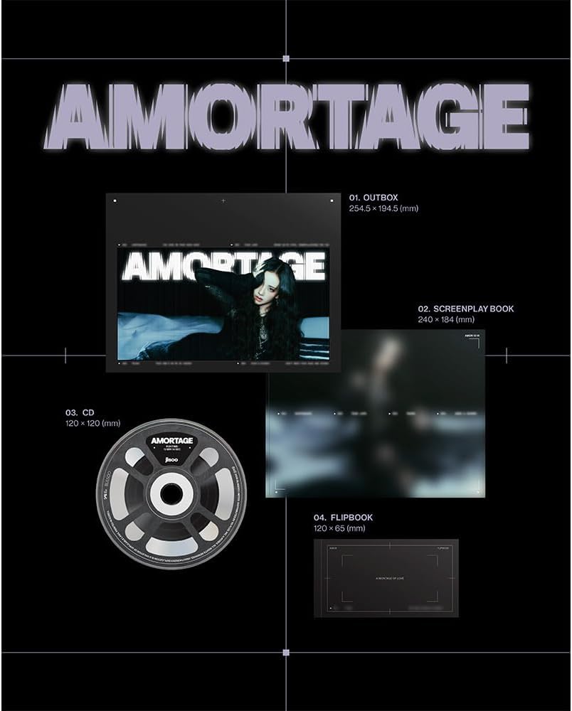 JI-SOO mini album [Amortage] Ekskluzywna edycja zestaw 2 wersji + dodatkowe fotokarty