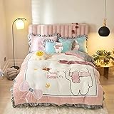 Shinon Funda de edredón de Cuna,Invierno Lindo Estilo de Di