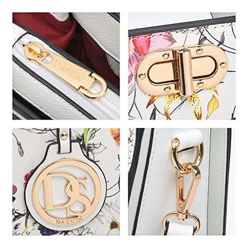 Bolso Dasein para mujer satchel tote con clutch miniatura 6