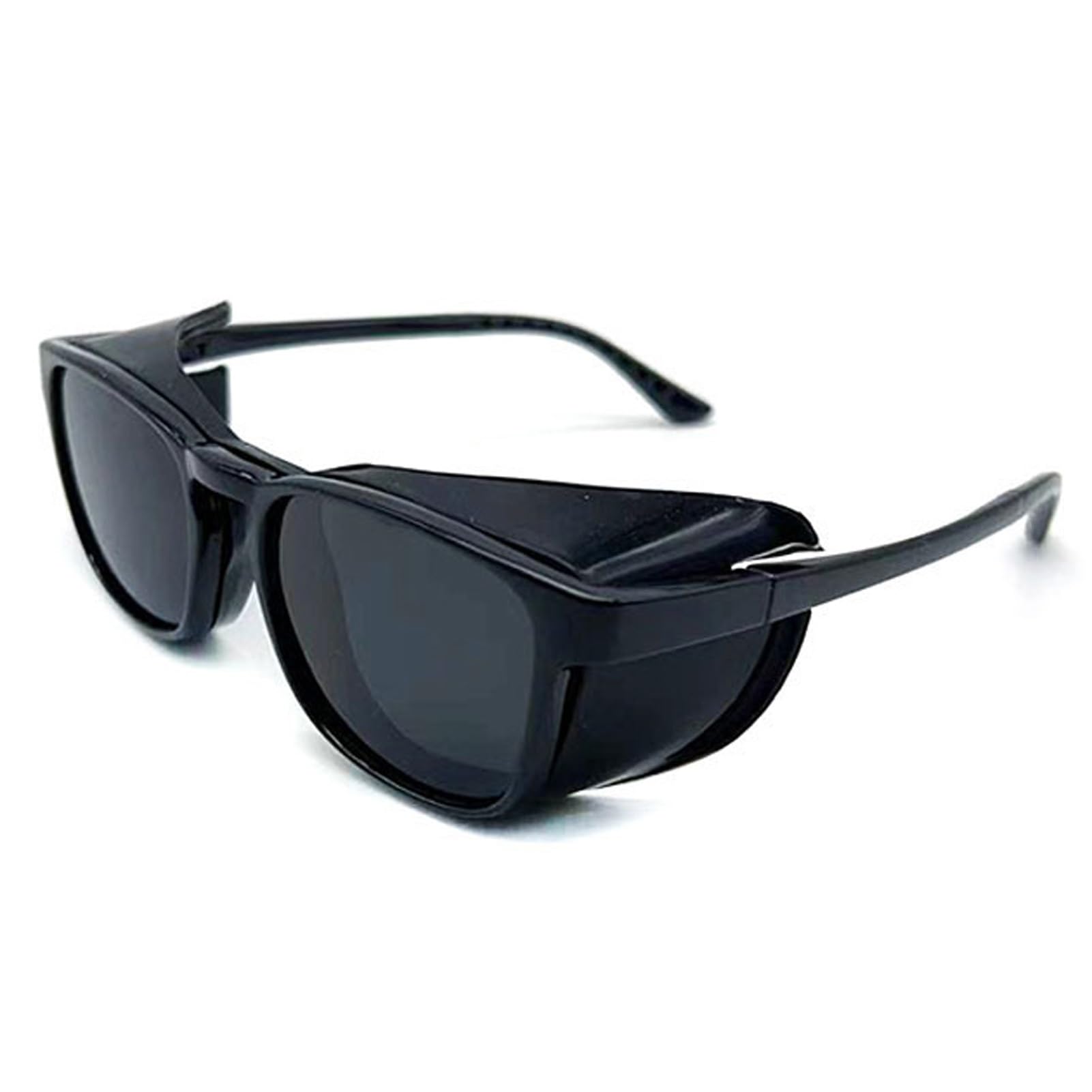 Fgaqluk Polarized Adult Anti-Pollen Allergy Glasses, Extended Silicone Full-Surround Frame - Removable Goggles, Anti-Blue Light, Anti-Fog, Anti-Uv Glasses(Polarized)
