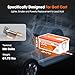 36V (38.4V) 100Ah Lithium Iron Phosphate (LiFePO4) Battery with Bluetooth & Low-Temp Protection, Built-in 200A BMS, 7.68kW Max Power — Ideal for Trolling Motors, Marine, Golf Cart, RV, and Home Use