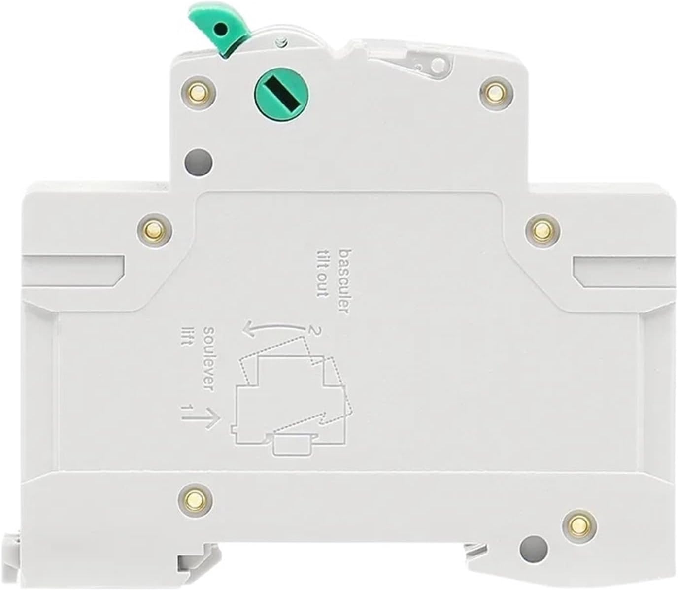 GYH8 Din Rail 2Pole Main Switch Function Disconnector Switch Isolator Circuit Breaker 400VAC DP Breaker 1Pcs (Color : 100A, Size : 2Pole)