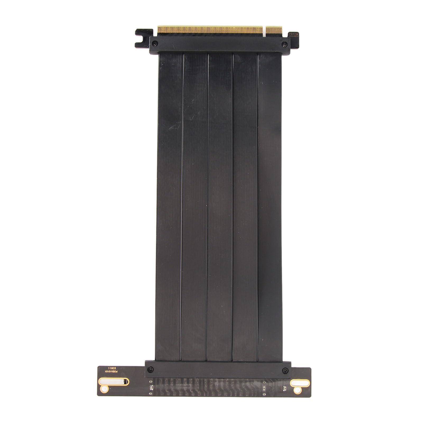 Durevole Cavo Riser PCIE 4.0 X16 Prolunga Flessibile per Schede Grafiche RTX 4070 4060, velocità Dati 128 Gbps, Schermatura da Interferenze Elettromagnetiche a 90 Gradi per Giochi e Miniere