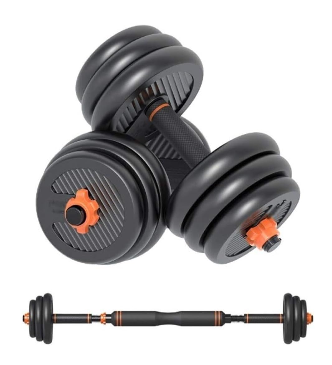Manubrio, Set di manubri, set pesi, 2 pezzi, staccabili, da donna, uomo, bilanciere fitness, casa, attrezzatura palestra, perdita peso