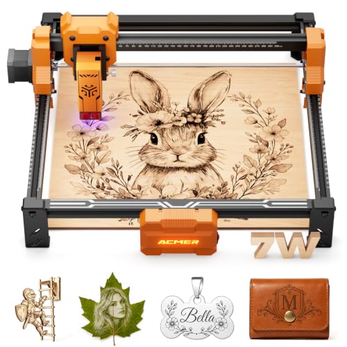 Image of ACMER S2 Laser Engraver, 7000mW Laser Cutter Engraving Machine
