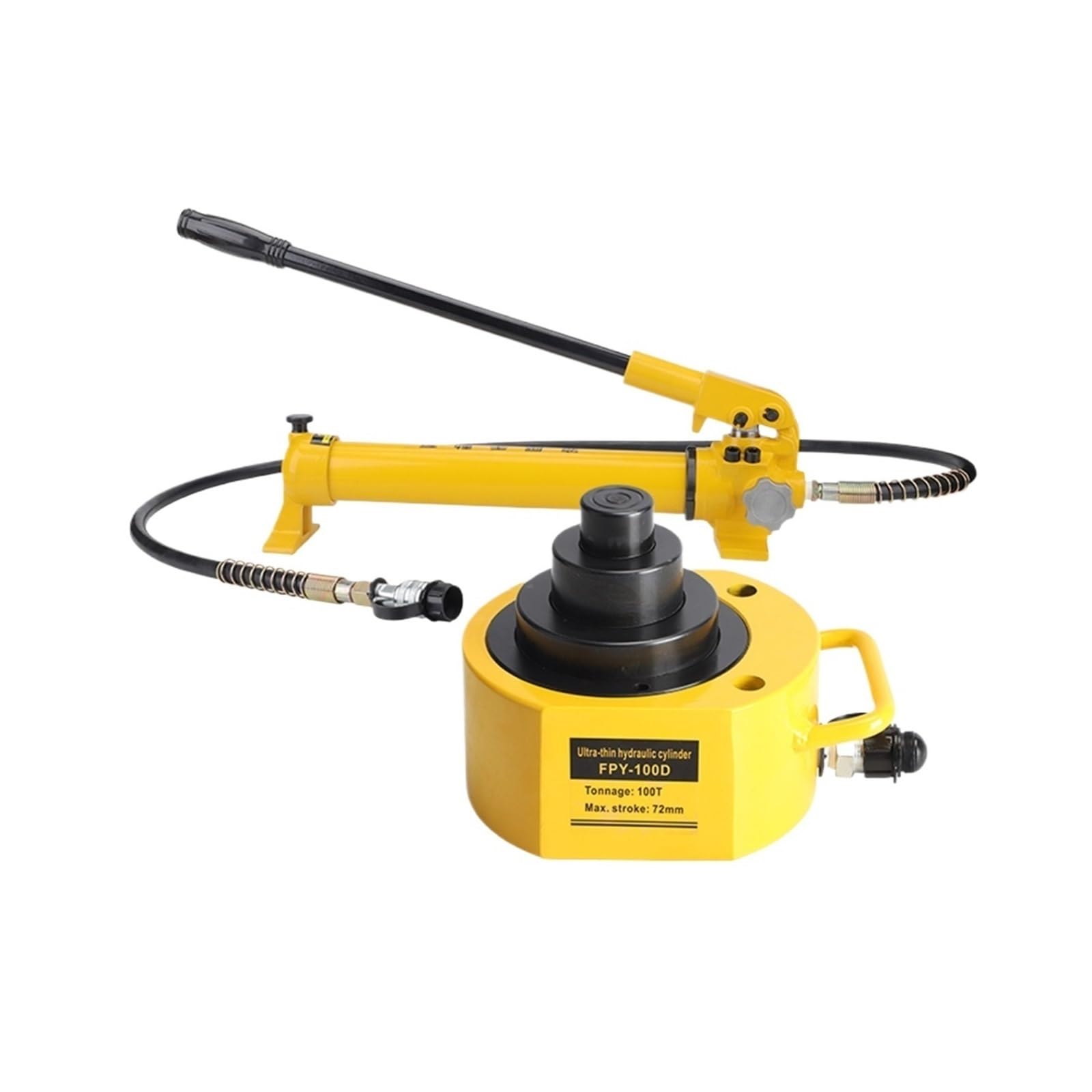 DUOCAI Hydraulic Ram Jack Multi-Section Stroke Multi-section hydraulic jack Hydraulic cylinder electric jack Separate DFPY-10T 20T30T50T100T XW49(100T with CP-700)