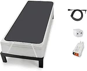 Grounding Mattress Cover for Bed (King Size), Like grounding Sheets for earthing, Improve Sleep with Clint Ober's EARTHING Products (Also in Cal King, Split King, Queen, Full, Twin, Twin XL)