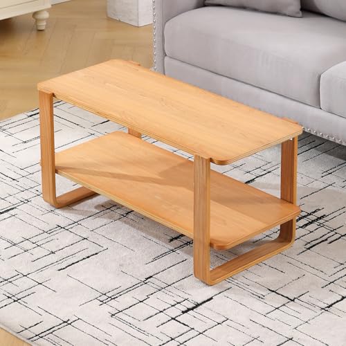 Ya-Home センターテーブル ローテーブル テーブル 北欧 収納付き 木製 天然木 シンプル モダン 机 リビングテーブル おしゃれ家具 ナチュラル カフェテーブル かわいい 一人暮らし