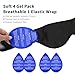 Wisdom Teeth Ice Pack Head Wrap for Pain Relief - Cold Hot Therapy for Face, Jaw & Oral Surgery with 4 Gel Packs, TMJ, Tooth Extraction, Tonsillectomy Recovery-Black