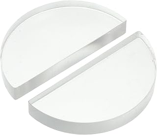 Mobestech Double Lenses Spherical Labs Double Convex Glass Lens 2pcs Optical Lens Double Convex Glass Lens Double Convex Lens Optical Purity Glass Lens Physical Scientific Polished Glass