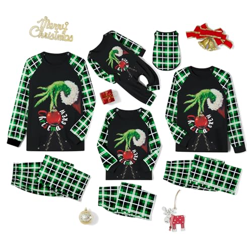 Christmas Family Matching Pajamas Sets Christmas Pjs Sleepwear Outfits for Christmas Holiday Xmas Party (Women, S,#010)2