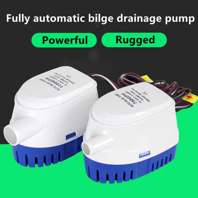Bomba sumergible pequeña ajustable Bomba de achique automática for barco, 12 V, 24 V, 750 GPH, 1100 GPH, CC, sumergible, eléctrica, pequeña(220V)