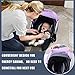 Mosquito Net for Baby Car Seats, Infant Car Seat Insect Mesh Net, Breathable, Universal Fit for All Car Seats, Premium Quality: Machine Washable Durable & Long Lasting Infant Insect Netting (Purple)
