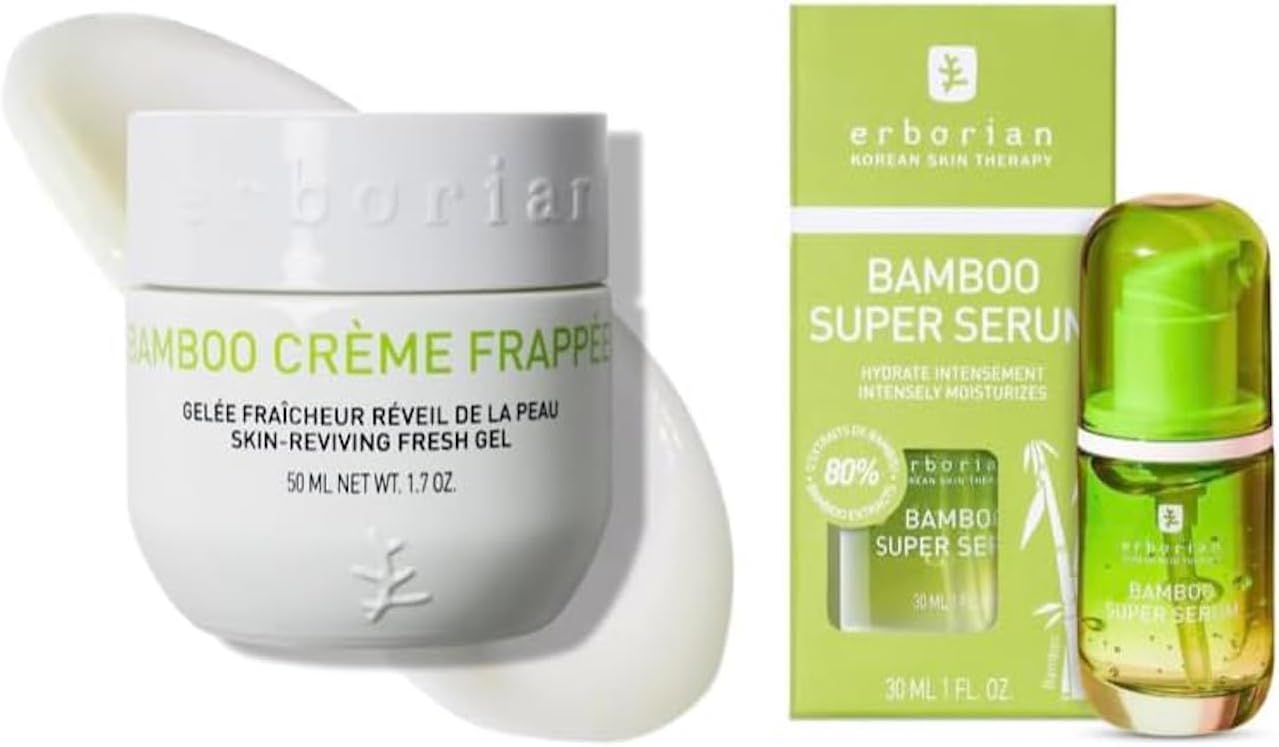 Erborian - Ginseng, Yuza, Red Pepper, Bamboo Super Serum - Facial Care, Hyaluronic Acid, Energizes, Radiance, Replumps, Vitamin C - Long Lasting Intense Hydration - 30 ml