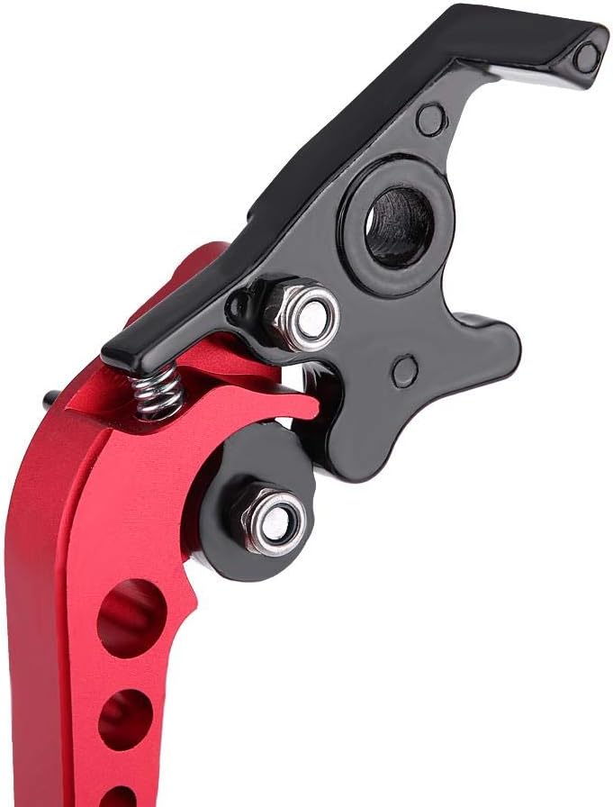 Universal Clutch Lever, 7/8" Motorcycle Break and Cutch Levers for Most Motorcycle Motorbike Pit Bike Moto (Red)