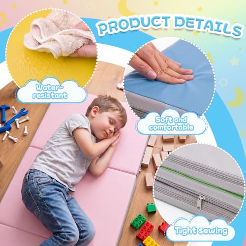 Image of Wesiti 5 Pcs Kids Nap Mats for Preschool Daycare Bulk, Boho