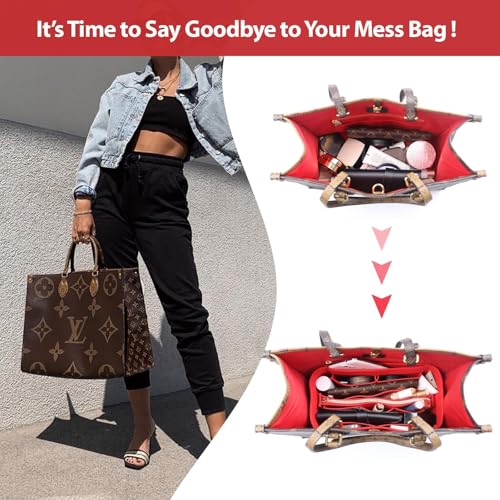 Image of Purse Organizer Insert, Handbag & Tote Organizer, Bag in Bag, Perfect for Speedy Neverfull and More