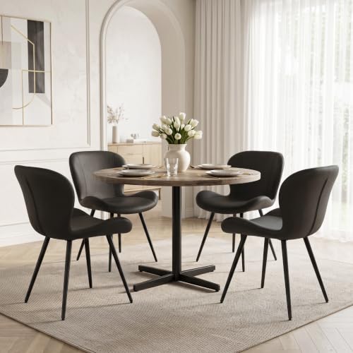 Nalupatio Upholstered Dining Chairs, Dining Room Kitchen Chairs Set of 4