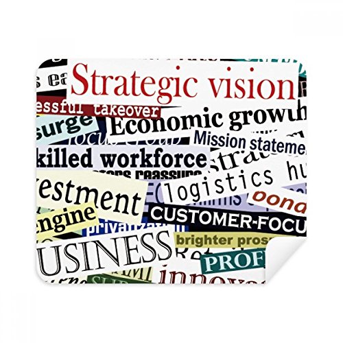 Text Title Veins Pattern Background Cleaning Cloth Screen Cleaner 2pcs Suede Fabric