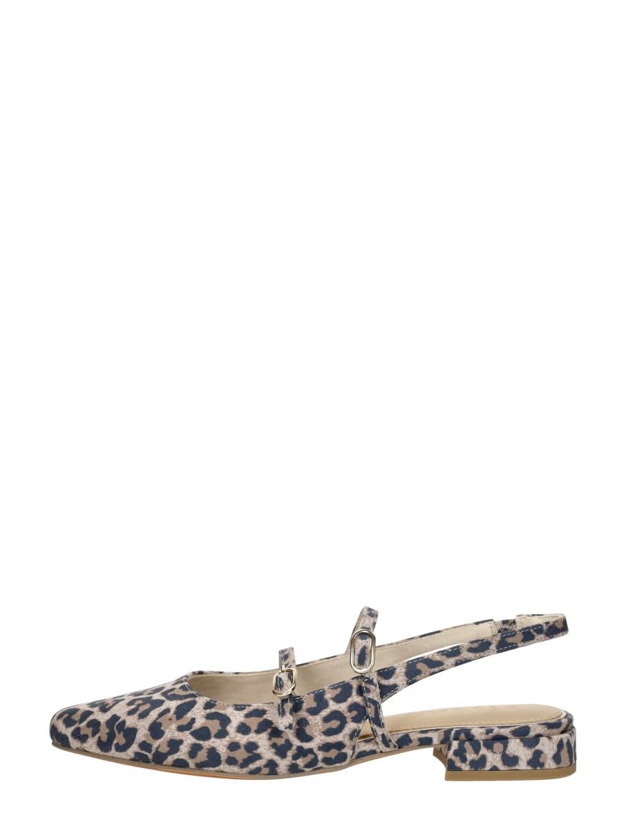 MARCO TOZZI Women's Pumps Soft Feel Me Footbed Soft Lining Vegan Vegan, Beige (Leo Dune), 7 UK