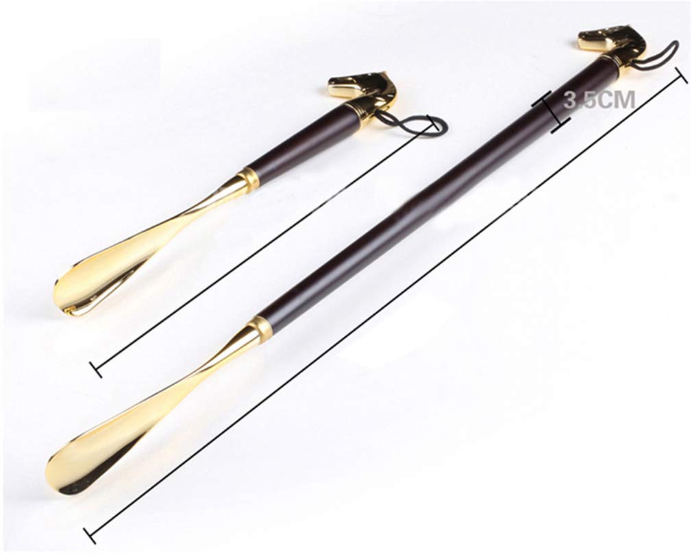 calzador, Calzador de alto grado, calzador mango largo metal y madera
