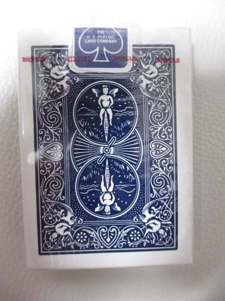 バイスクル レーサーバック ライダーバック トランプ まとめ売り オハイオ Amazon | トランプ 古いバイスクル ライダーバック 紺色 オハイオ 手品