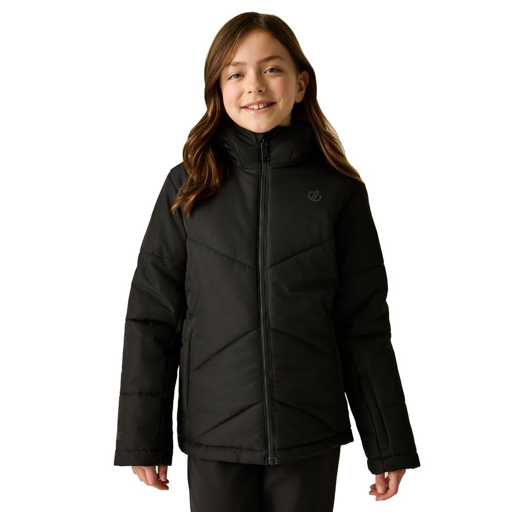 Dare 2b Girls Glacier Waterproof Ski Jacket, Insulated Breathable Coat