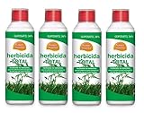Herbicida Total Glifosato 36% FLOWER 2 litros (4x500 ml. Tratamiento válido para 200 litros agua) Aplicación en post emergencia de malas hierbas, no residual y no selectivo (total).