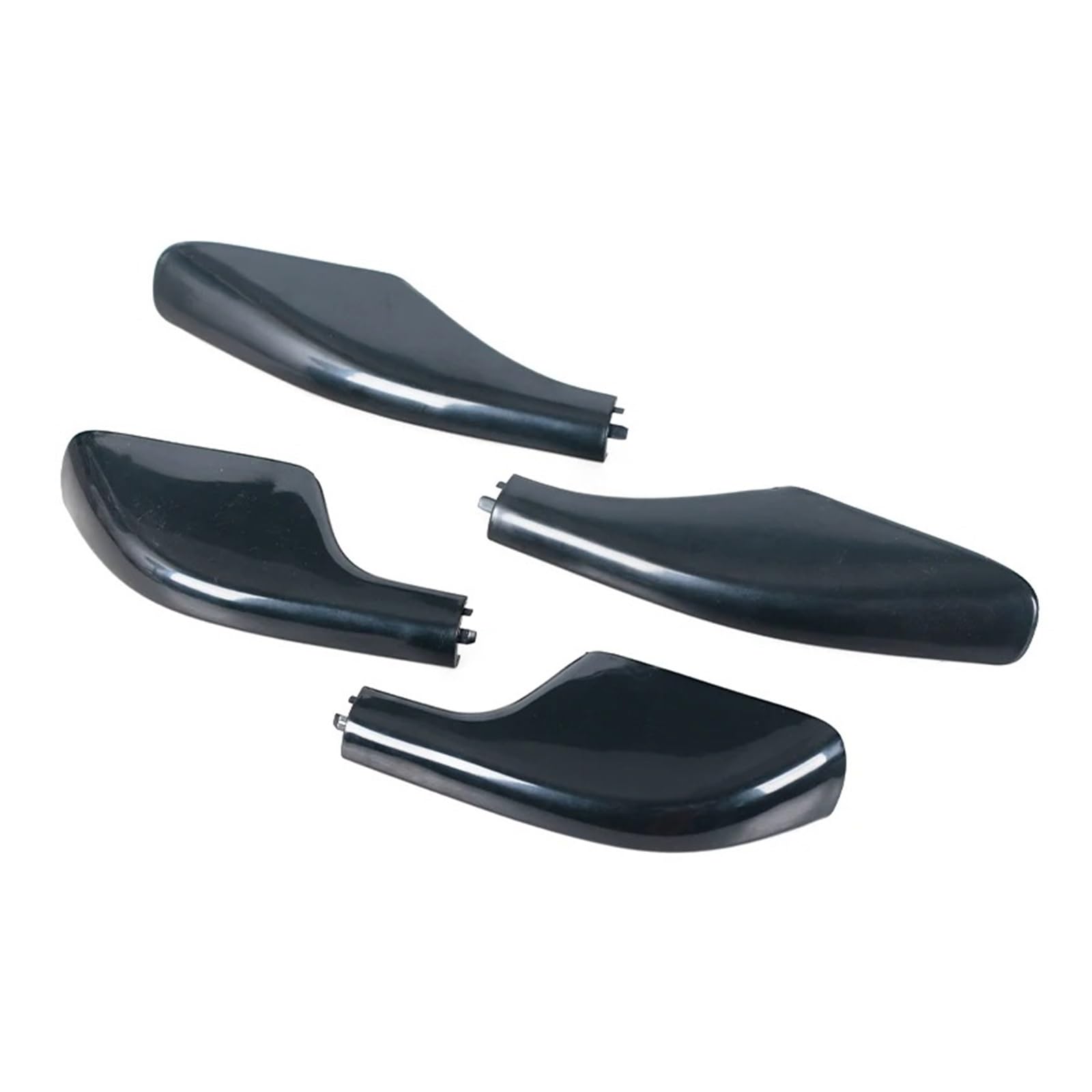 Cache-barres de toit noir embout rail de toit LC100