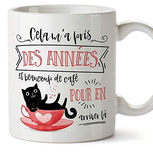 Mugffins Mug/Tasse Chat (Chaton) - Idées Cadeaux Drôles pour Les Amoureux des Animaux