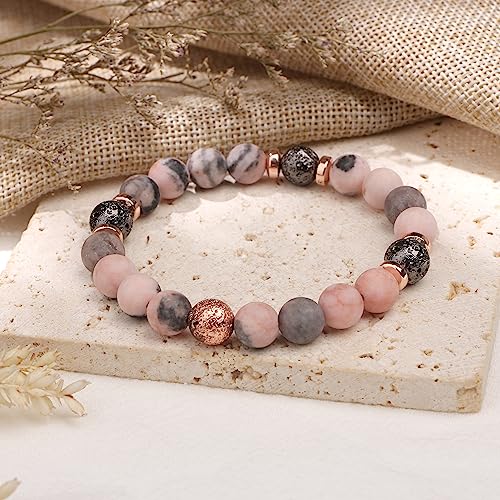 Yiyang 13th 16th 18th 21st 25th 30th 35th 40th 45th 50th 60th 65th 70th 75th 80th Birthday Gifts for Women, Natural Stone Bracelet Birthday Gifts for Women Mom Daughter Grandma Sister Coworker3