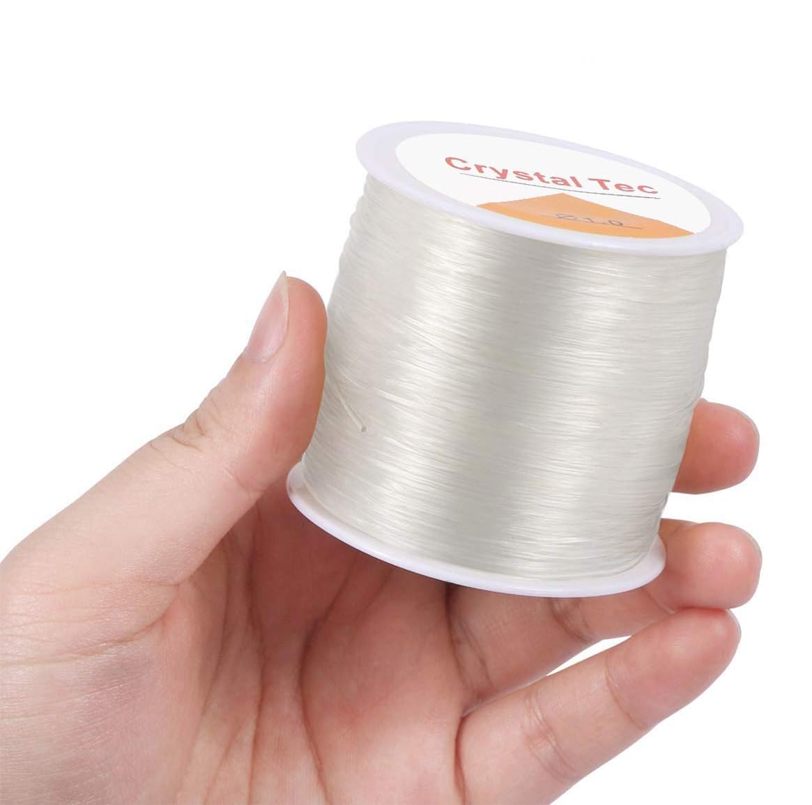 Clear Stretchy Elastic Bracelet String 1mm – 40m Transparent Beading Cord for Bracelets, Necklaces, Jewelry Making & Crafts