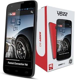 Yezz Andy 5Q - Factory Unlocked Phone - Retail Packaging - Black